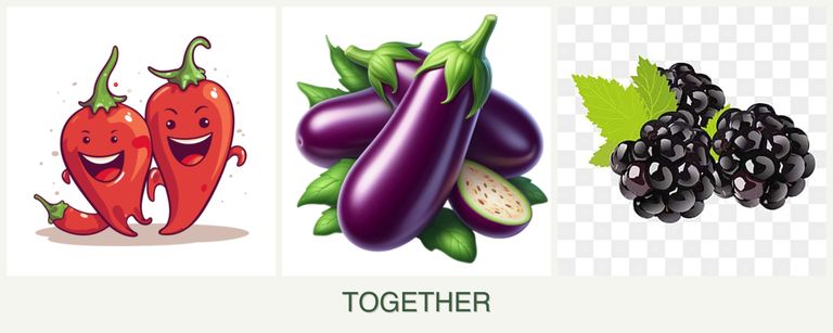 Can you plant peppers, eggplant and blackberries together?