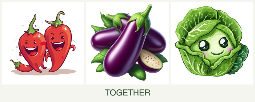 Can you plant peppers, eggplant and cabbage together?