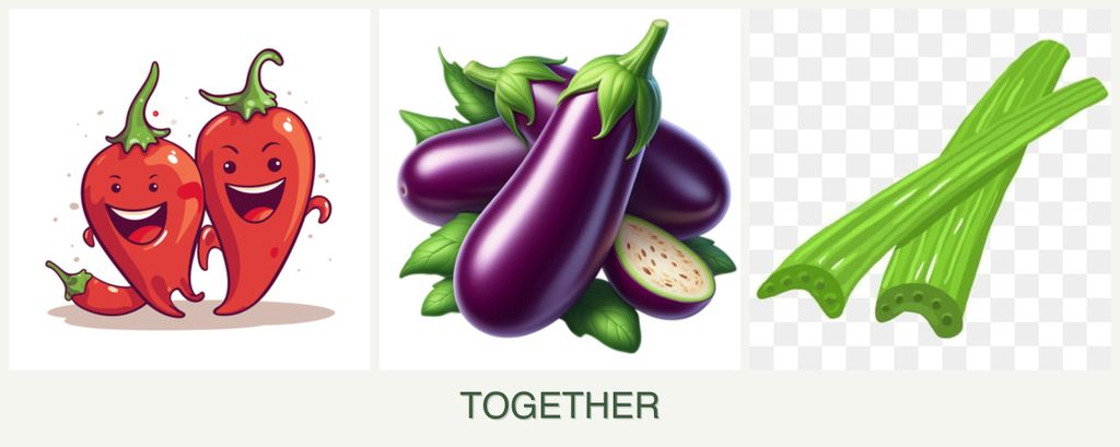 Can you plant peppers, eggplant and celery together?