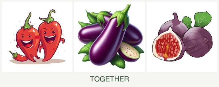 Can you plant peppers, eggplant and figs together?