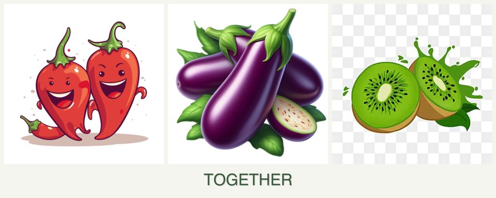 Can you plant peppers, eggplant and kiwi together?