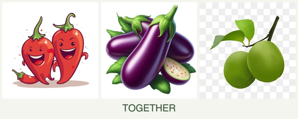 Can you plant peppers, eggplant and plums together?