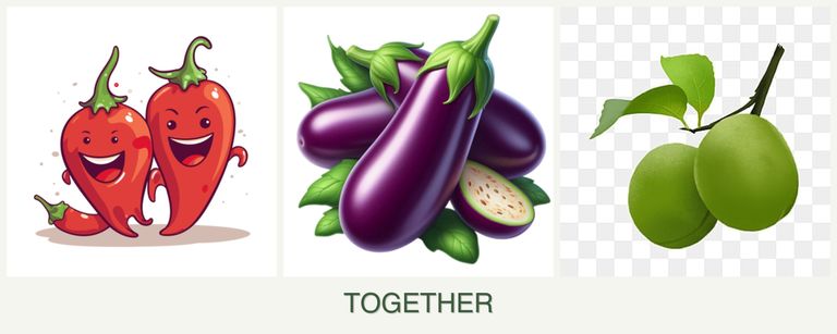 Can you plant peppers, eggplant and plums together?