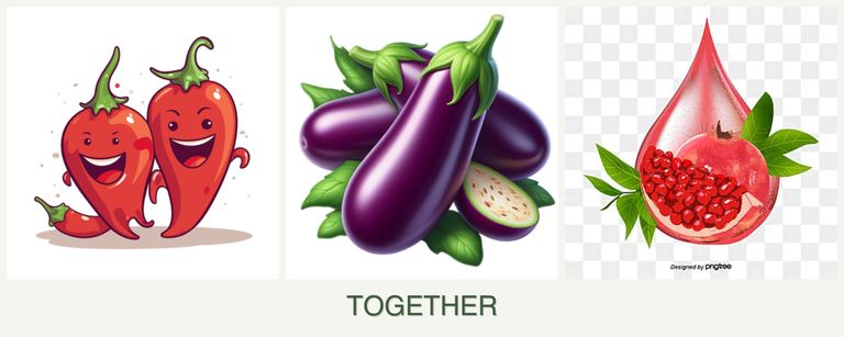 Can you plant peppers, eggplant and pomegranates together?