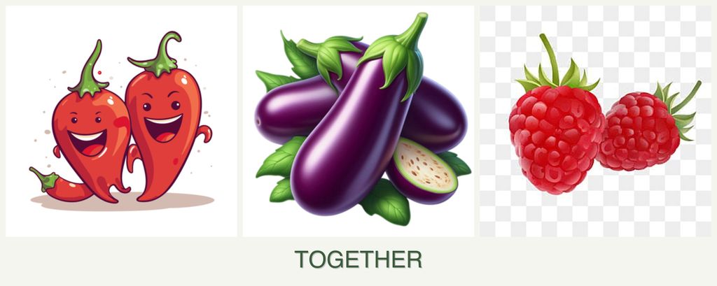 Can you plant peppers, eggplant and raspberries together?