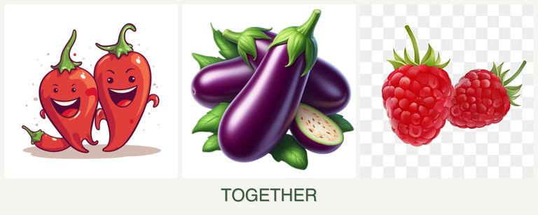 Can you plant peppers, eggplant and raspberries together?