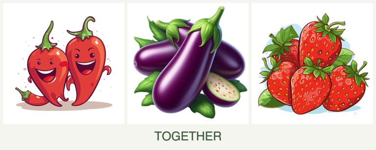 Can you plant peppers, eggplant and strawberries together?