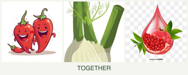 Can you plant peppers, fennel and pomegranates together?
