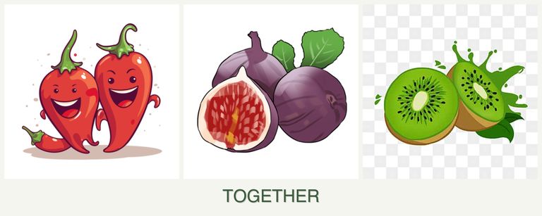 Can you plant peppers, figs and kiwi together?