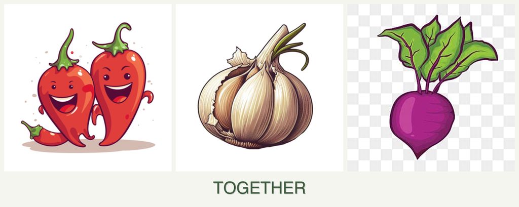 Can you plant peppers, garlic and beets together?