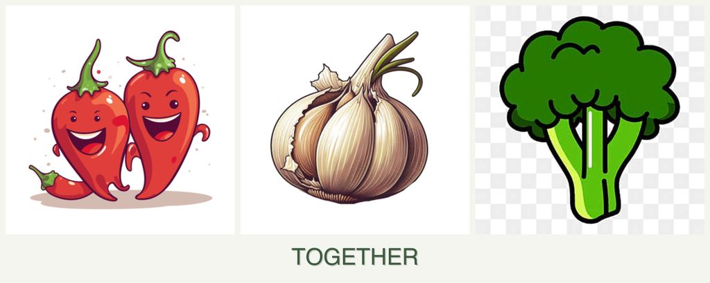 Can you plant peppers, garlic and broccoli together?
