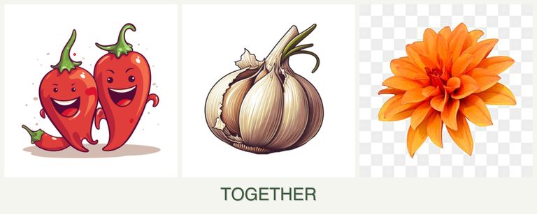 Can you plant peppers, garlic and dahlias together?
