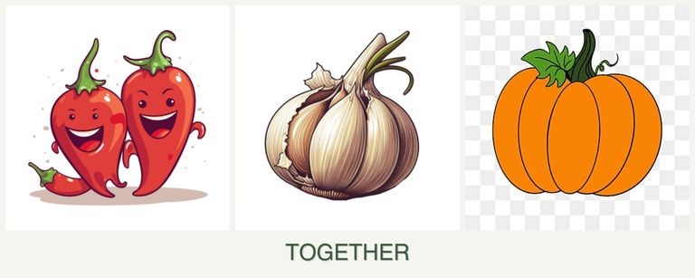 Can you plant peppers, garlic and pumpkin together?