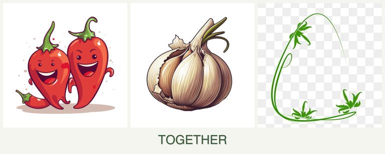 Can you plant peppers, garlic and tarragon together?