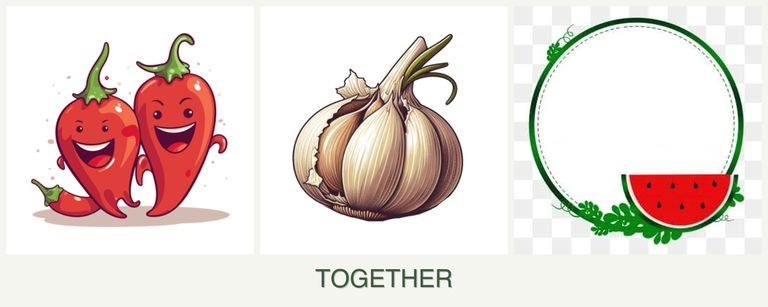 Can you plant peppers, garlic and watermelons together?