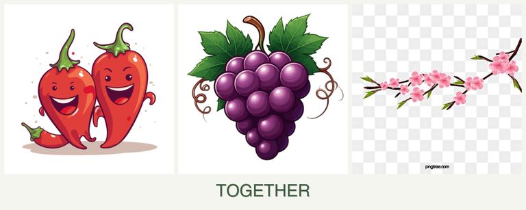 Can you plant peppers, grapes and peaches together?