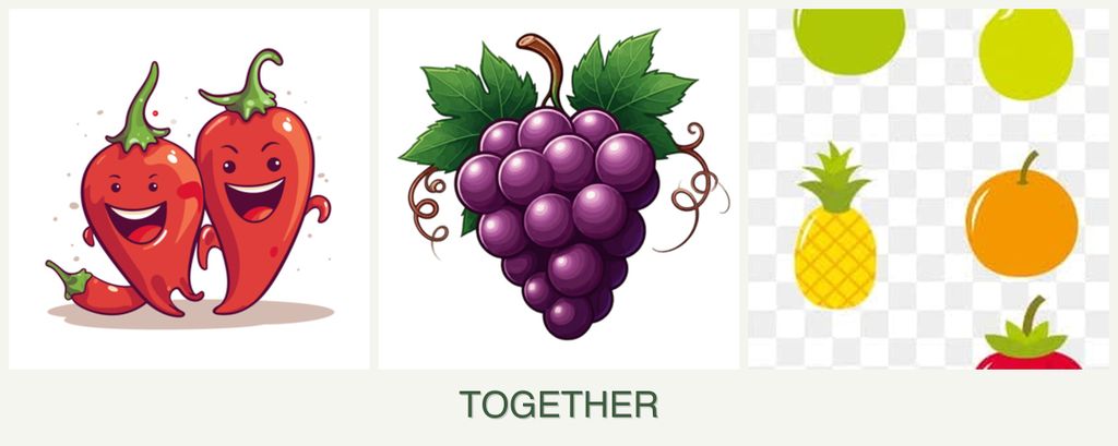 Can you plant peppers, grapes and pears together?