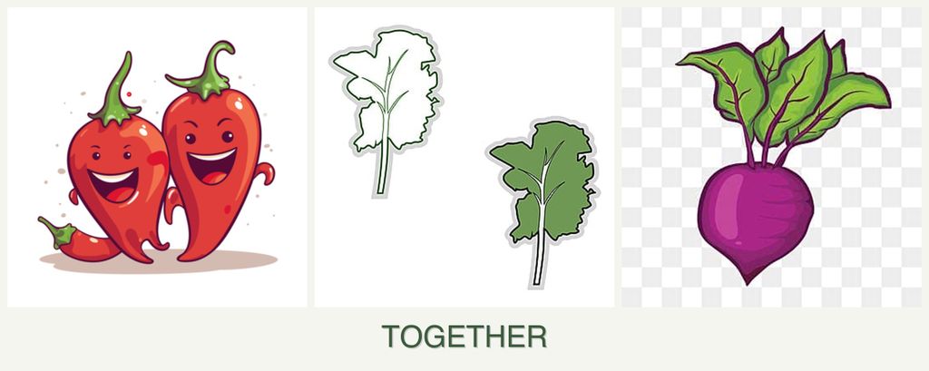 Can you plant peppers, kale and beets together?