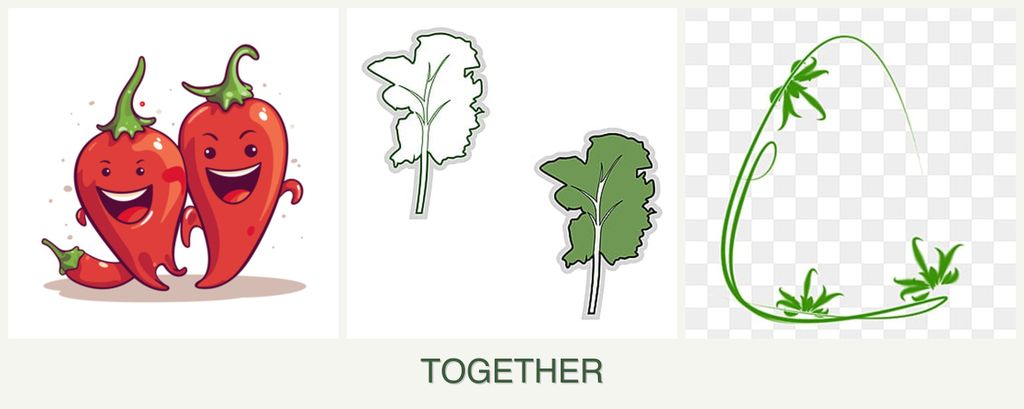 Can you plant peppers, kale and tarragon together?