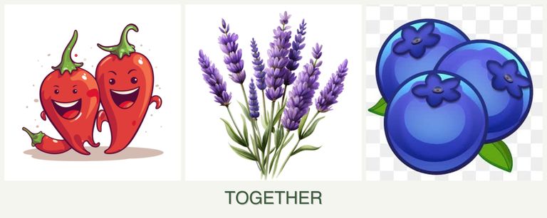 Can you plant peppers, lavender and blueberries together?