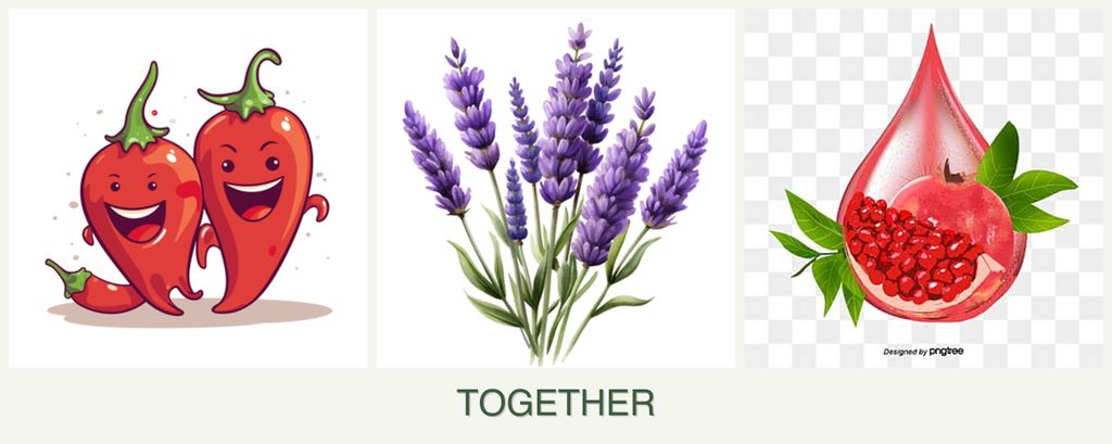 Can you plant peppers, lavender and pomegranates together?