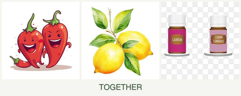 Can you plant peppers, lemons and geraniums together?