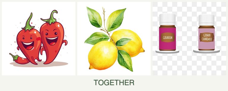 Can you plant peppers, lemons and geraniums together?