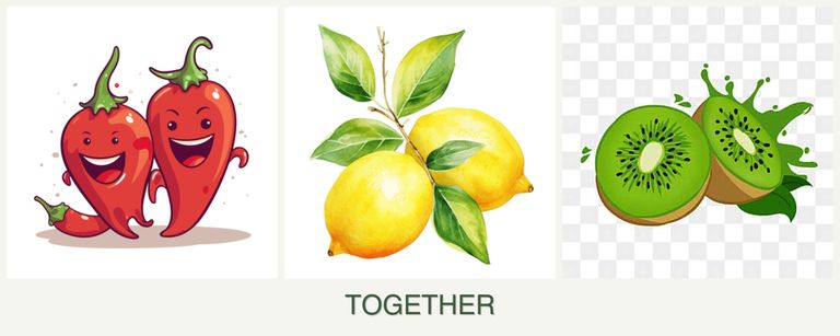 Can you plant peppers, lemons and kiwi together?