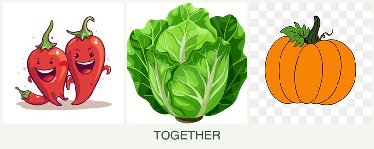Can you plant peppers, lettuce and pumpkin together?