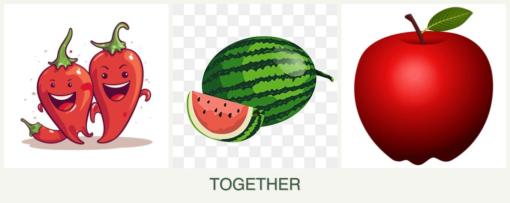 Can you plant peppers, melons and apples together?