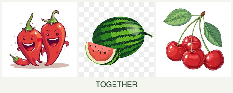 Can you plant peppers, melons and cherries together?