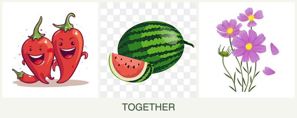 Can you plant peppers, melons and cosmos together?