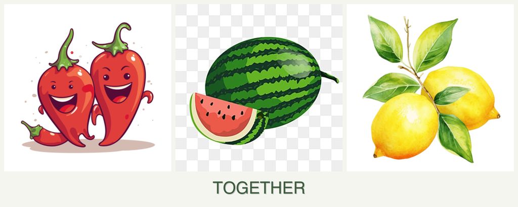 Can you plant peppers, melons and lemons together?