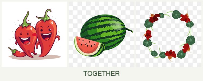 Can you plant peppers, melons and nasturtiums together?