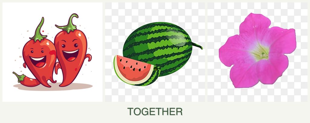 Can you plant peppers, melons and petunias together?