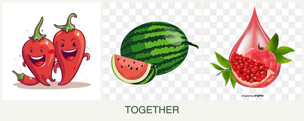 Can you plant peppers, melons and pomegranates together?