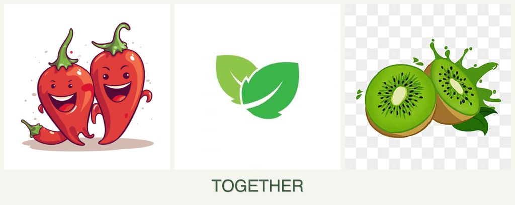 Can you plant peppers, mint and kiwi together?