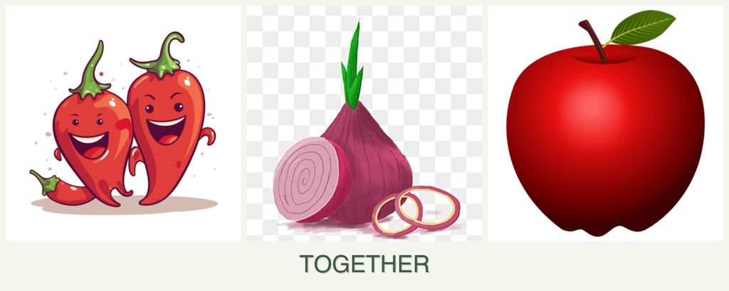 Can you plant peppers, onions and apples together?