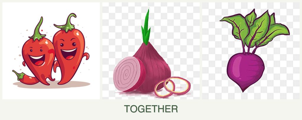 Can you plant peppers, onions and beets together?