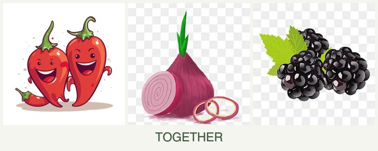 Can you plant peppers, onions and blackberries together?