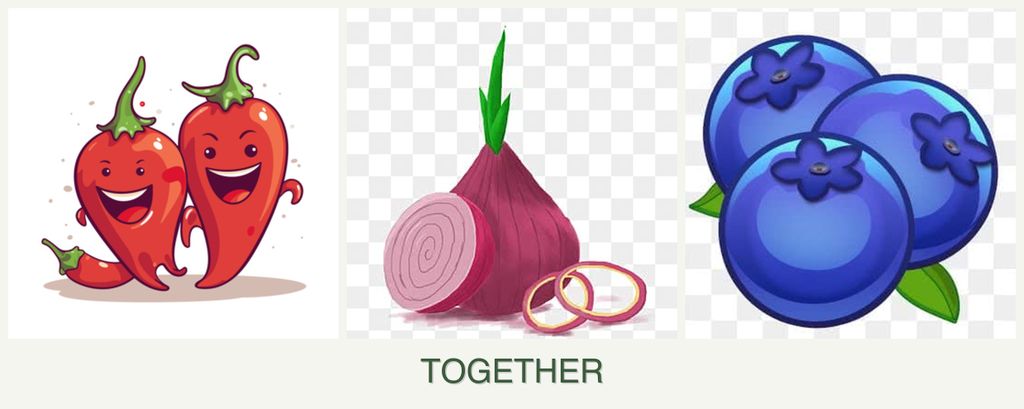 Can you plant peppers, onions and blueberries together?