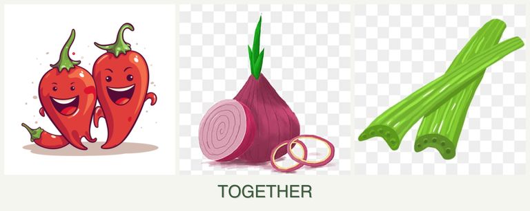 Can you plant peppers, onions and celery together?
