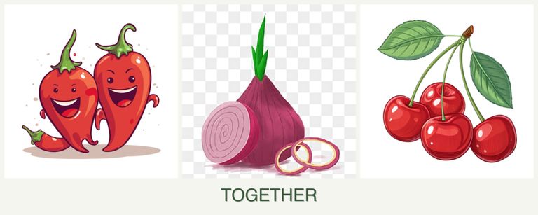 Can you plant peppers, onions and cherries together?