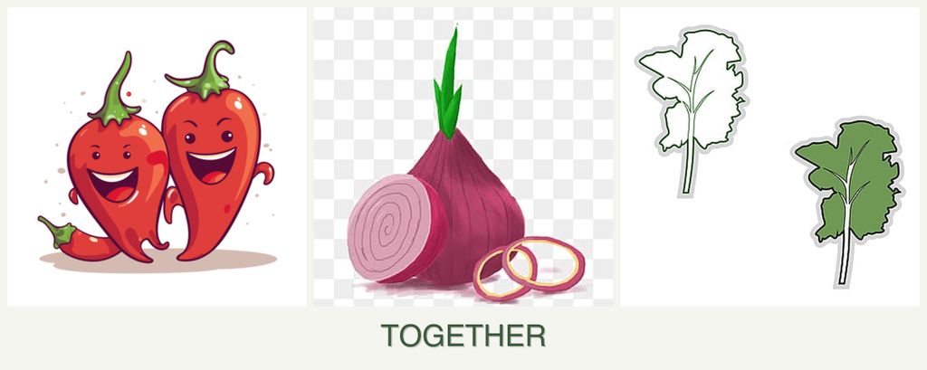 Can you plant peppers, onions and kale together?