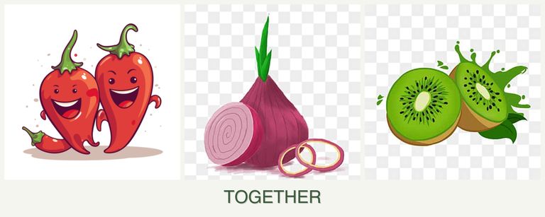 Can you plant peppers, onions and kiwi together?