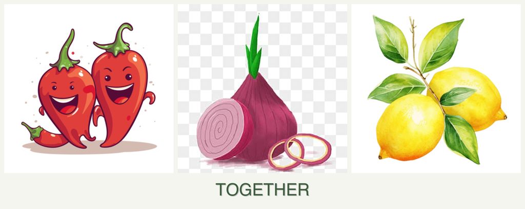 Can you plant peppers, onions and lemons together?