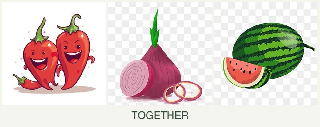 Can you plant peppers, onions and melons together?