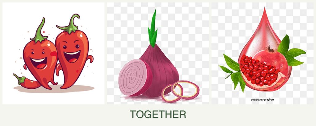 Can you plant peppers, onions and pomegranates together?