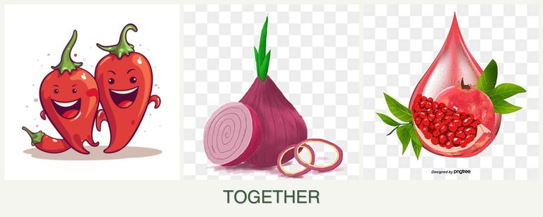 Can you plant peppers, onions and pomegranates together?