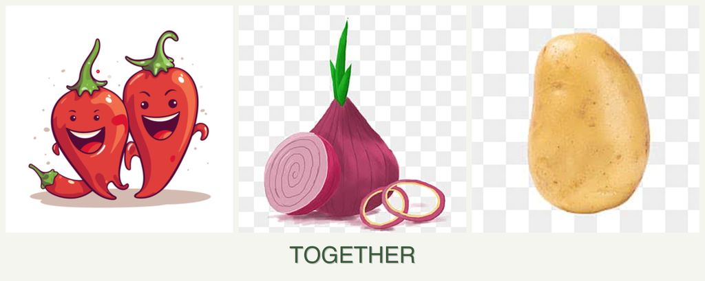 Can you plant peppers, onions and potatoes together?